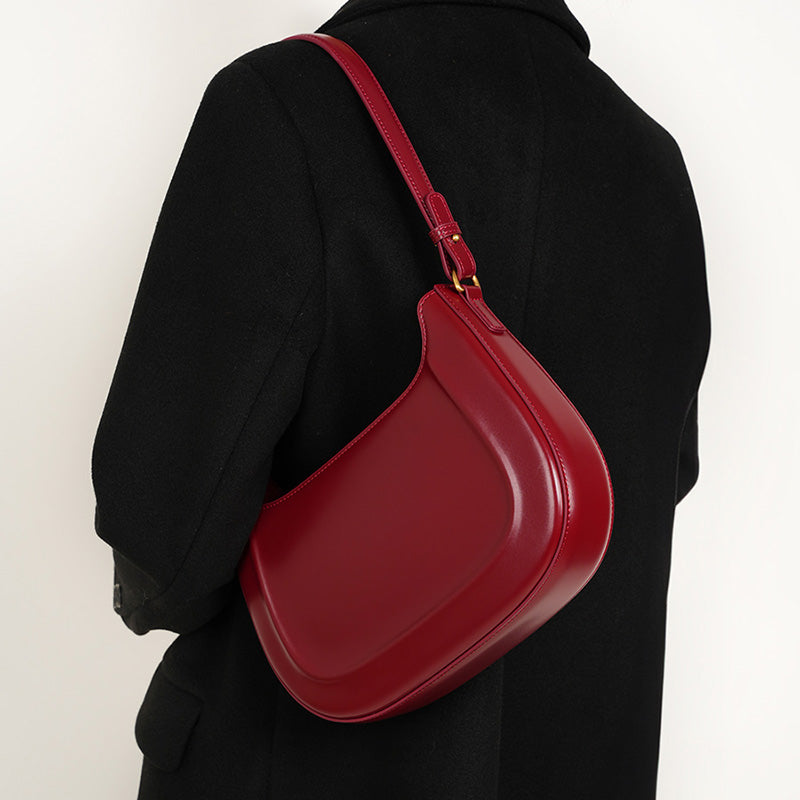 Vintage Underarm Bag Single Shoulder Saddle Bag