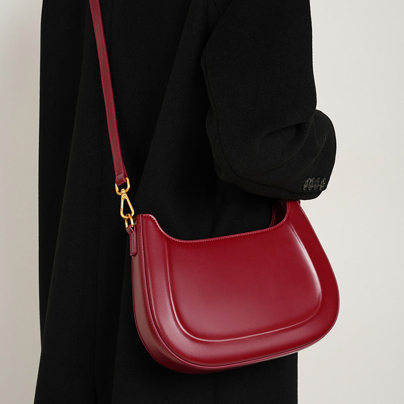 Vintage Underarm Bag Single Shoulder Saddle Bag
