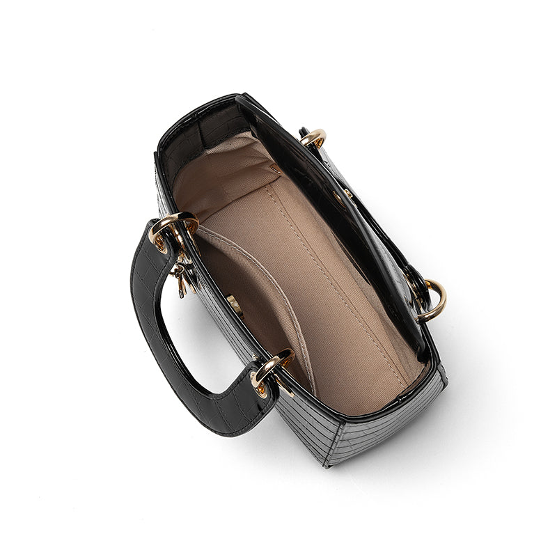 Genuine leather Princess Diana crossbody bag fashionable and versatile handbag shoulder bag