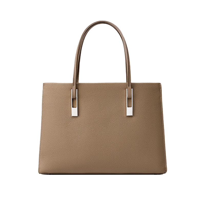 Genuine leather women's bag commuter shoulder tote bag large capacity first layer cowhide handbag