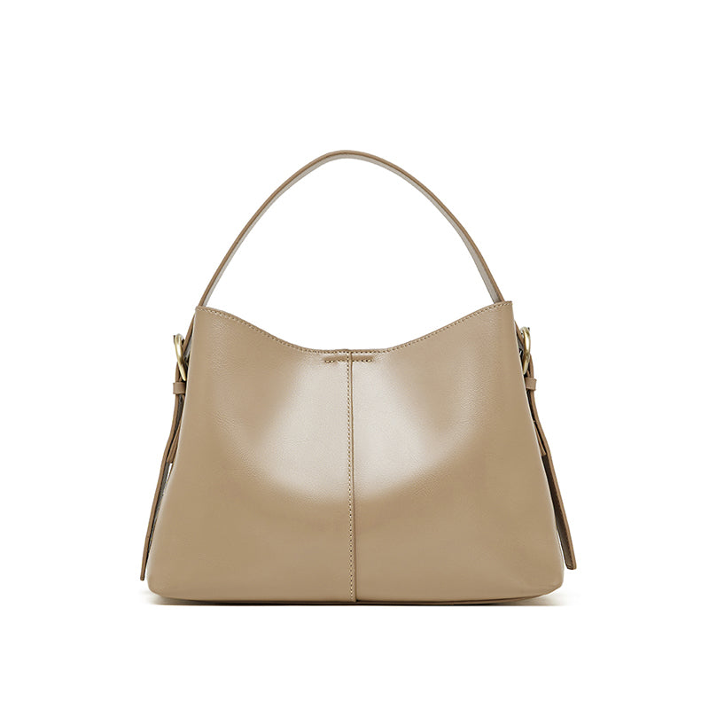 First layer vegetable tanned leather tote bag genuine leather shoulder bag for women large capacity versatile messenger bag