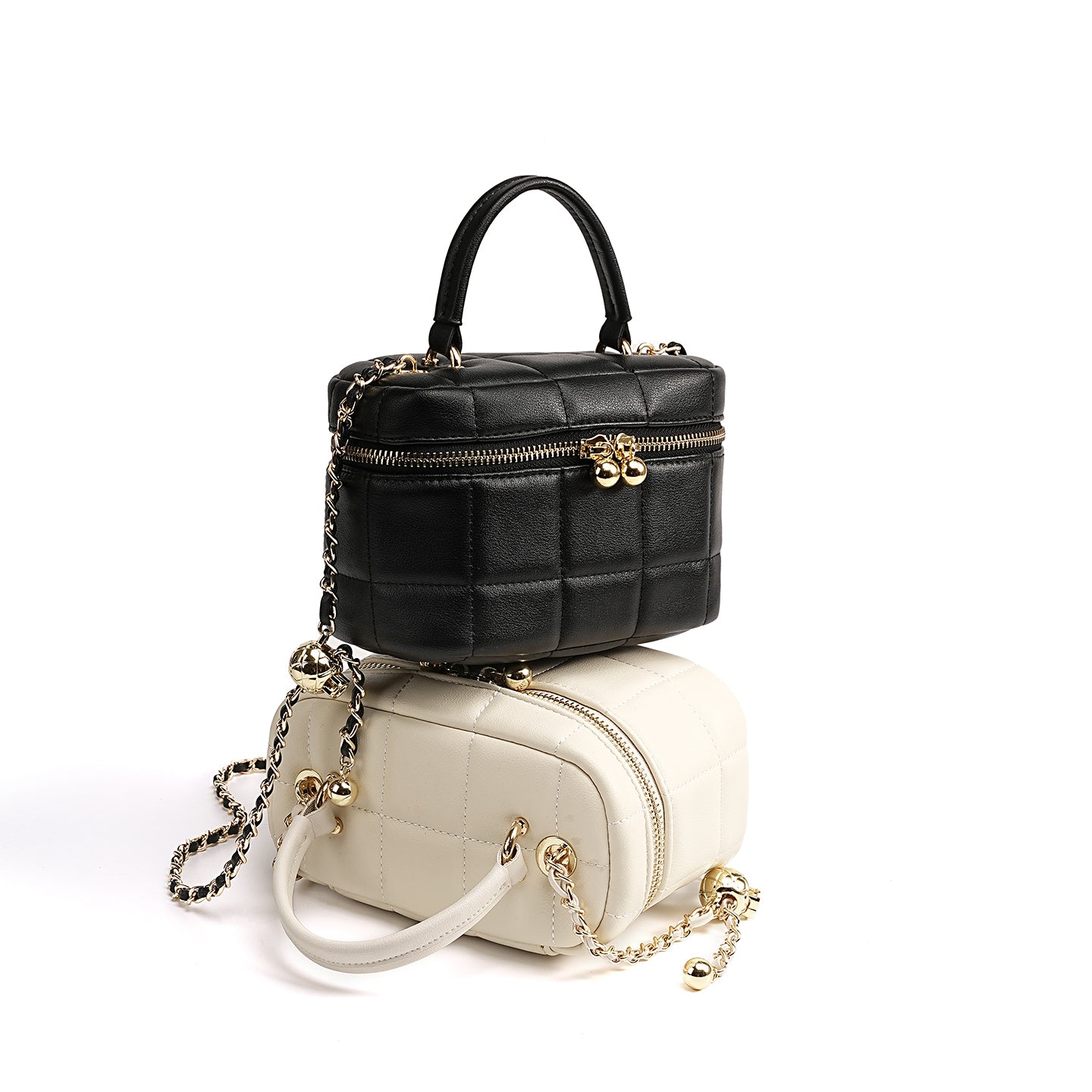 Genuine leather small Chanel style handbag box bag high-quality texture chain shoulder crossbody bag women's bag small bag
