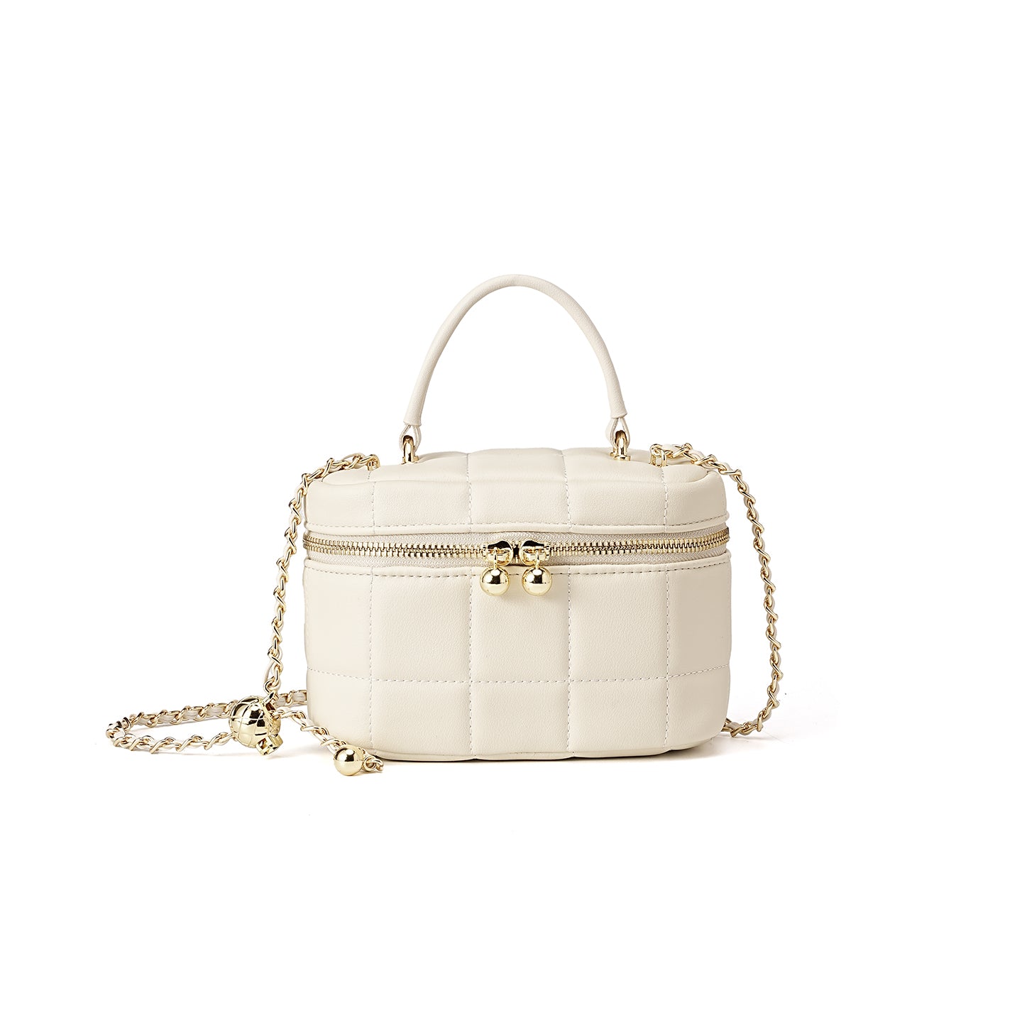 Genuine leather small Chanel style handbag box bag high-quality texture chain shoulder crossbody bag women's bag small bag