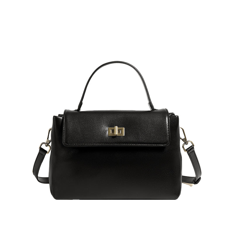 Genuine leather vintage handbag high-quality texture shoulder bag fashionable versatile crossbody bag