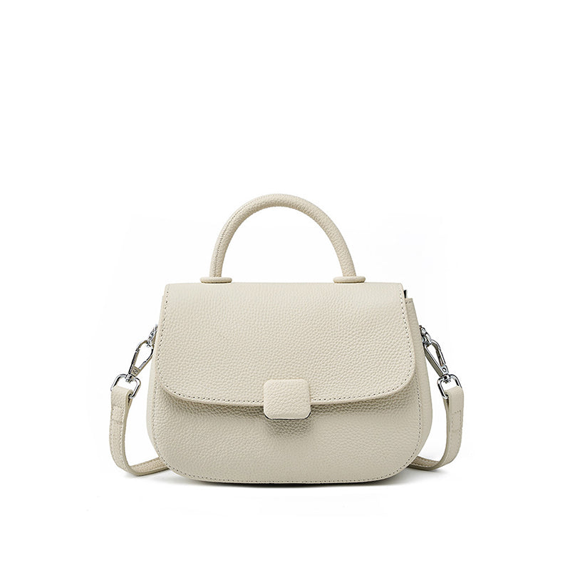 Simple handbag shoulder crossbody saddle bag