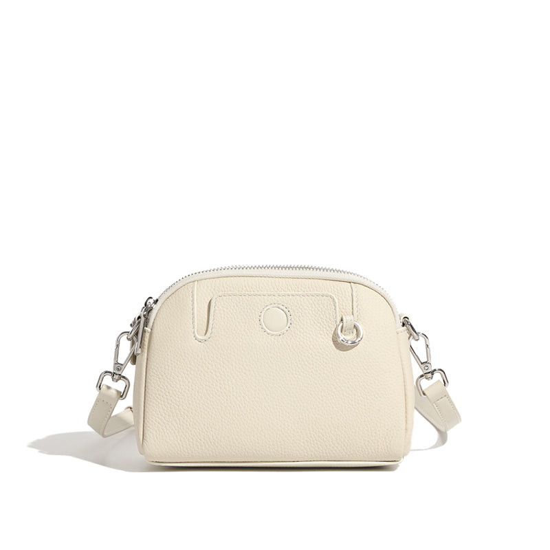 Genuine leather women's bag fashionable mini shoulder bag coin purse first layer cowhide versatile crossbody women's bag
