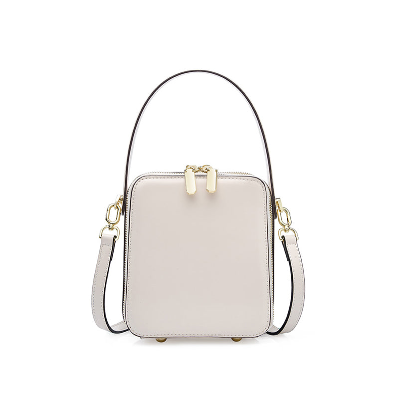 Genuine leather women's fashion box bag light luxury crossbody bag handbag shoulder bag