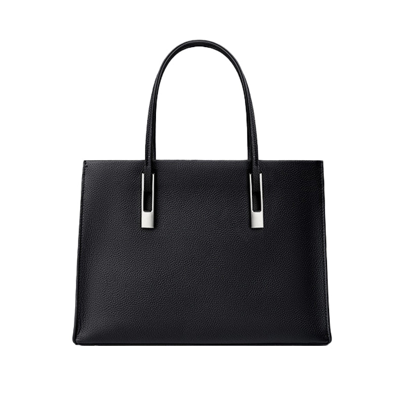 Genuine leather women's bag commuter shoulder tote bag large capacity first layer cowhide handbag
