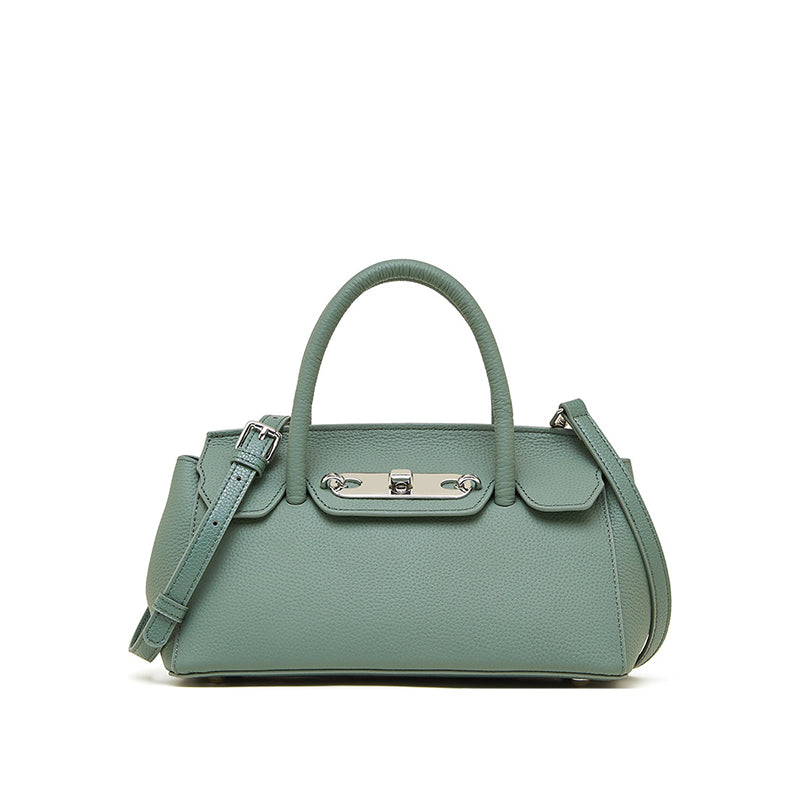 Genuine leather platinum Kelly bag handbag shoulder bag