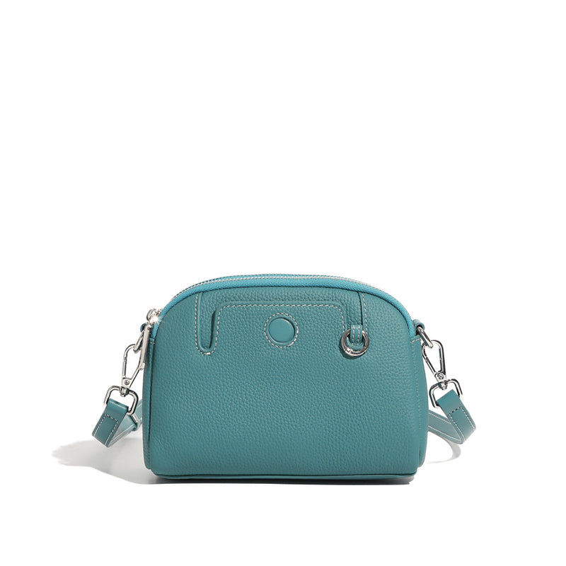 Genuine leather women's bag fashionable mini shoulder bag coin purse first layer cowhide versatile crossbody women's bag