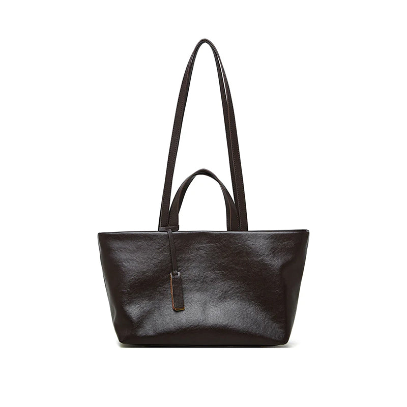 Small large-capacity shoulder tote bag