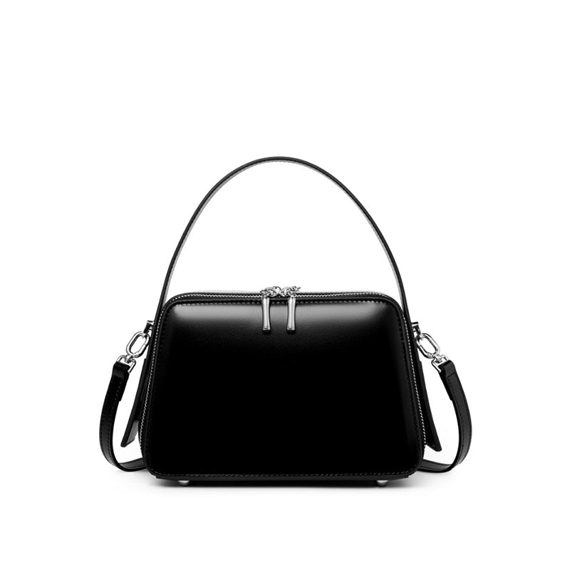 Niche design genuine leather shoulder bag handbag versatile women's bag minimalist design texture practical crossbody bag
