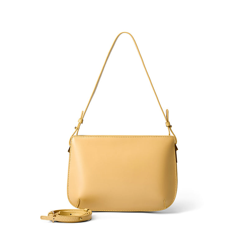 High-grade genuine leather underarm bag cowhide simple and versatile shoulder crossbody handbag