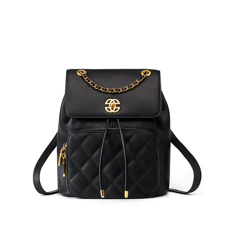 Chanel style chain backpack