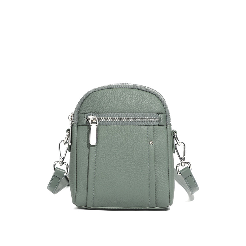 First layer TOGO cowhide crossbody bag mini women's bag small bag versatile fashion mobile phone shoulder bag