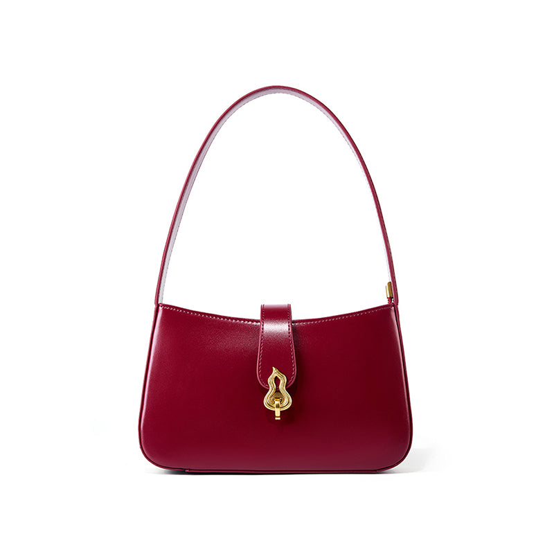 Genuine leather niche high-quality texture underarm bag daily versatile shoulder bag