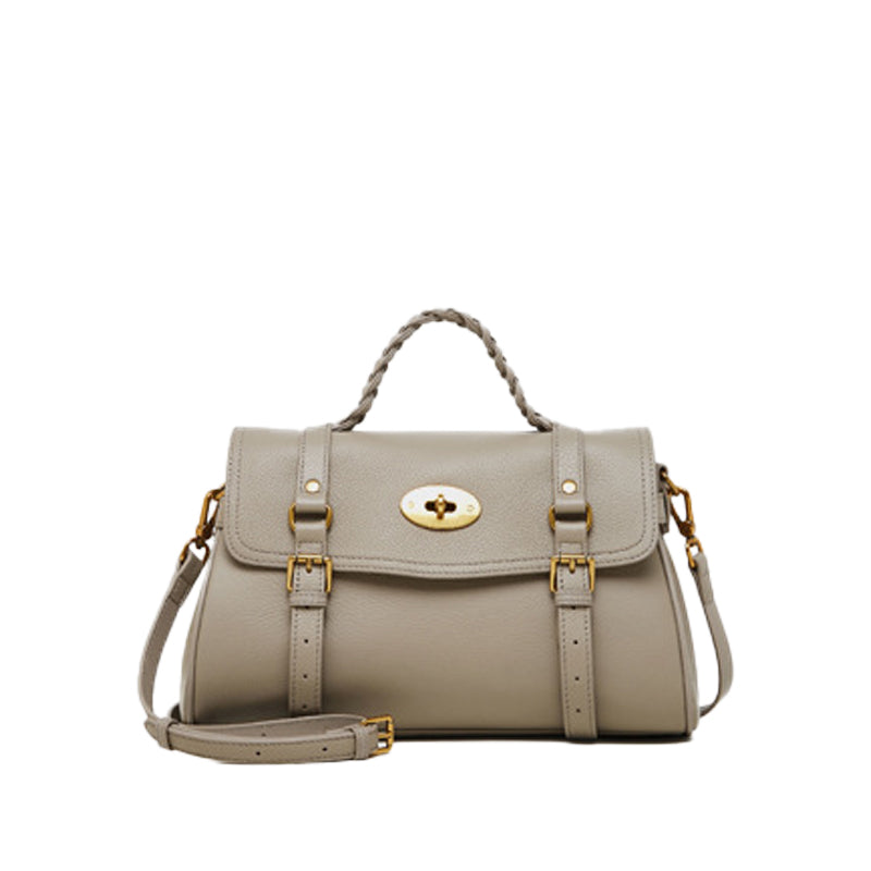Genuine leather messenger bag handbag shoulder briefcase