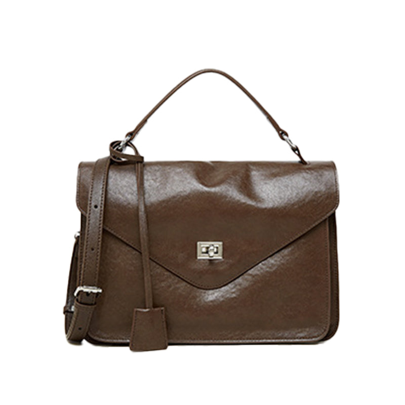 High-end messenger bag retro handbag