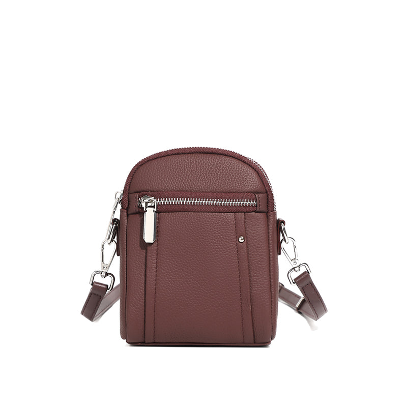 First layer TOGO cowhide crossbody bag mini women's bag small bag versatile fashion mobile phone shoulder bag