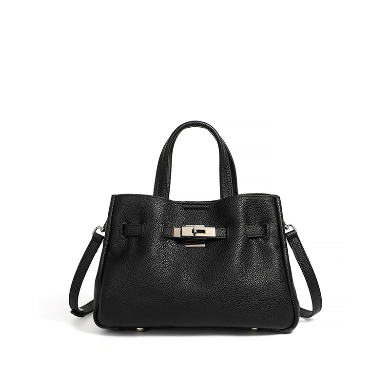 Genuine leather lazy platinum bag niche fashion all-match light luxury style handbag crossbody bag