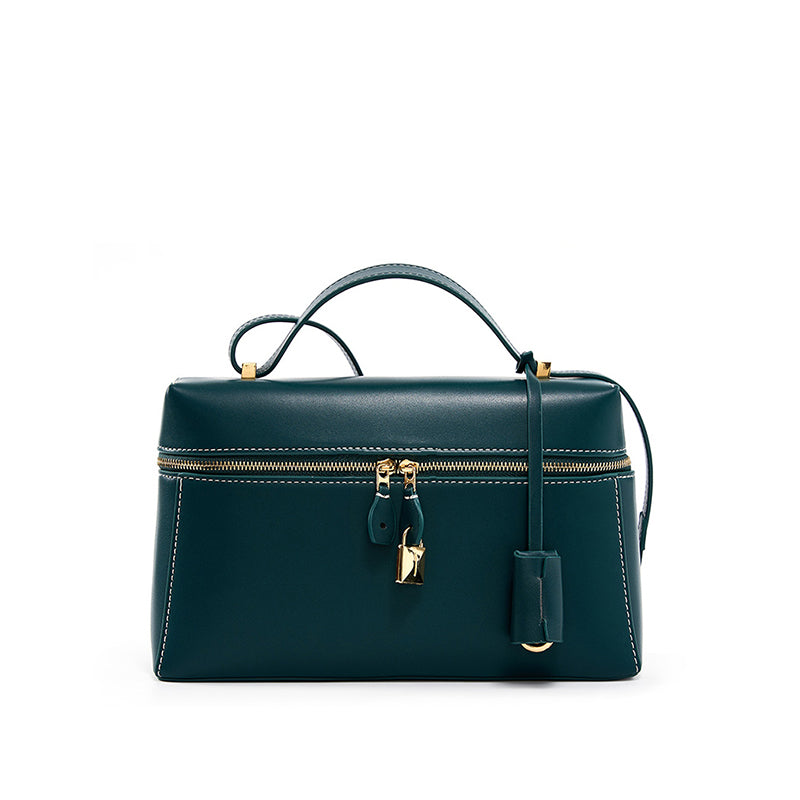 Cowhide handbag commuter fashion genuine leather shoulder crossbody bag elegant temperament women's bag