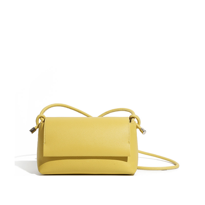 First layer soft cowhide versatile crossbody bag genuine leather women's bag niche shoulder underarm bag small bag