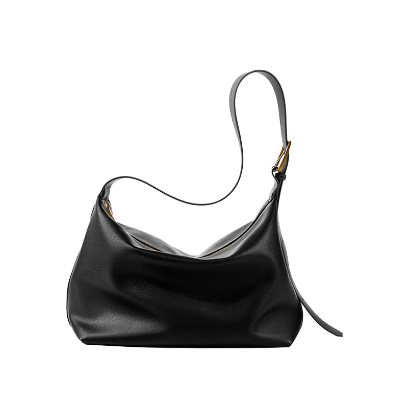 Genuine leather underarm large tote bag cowhide women's bag commuting shoulder messenger bag