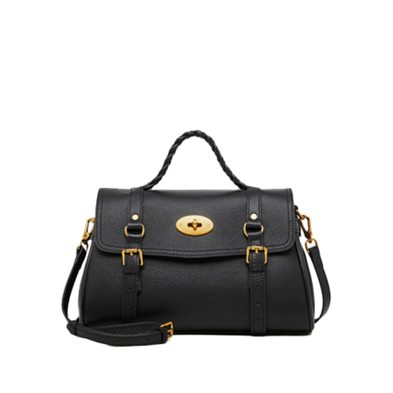 Genuine leather messenger bag handbag shoulder briefcase