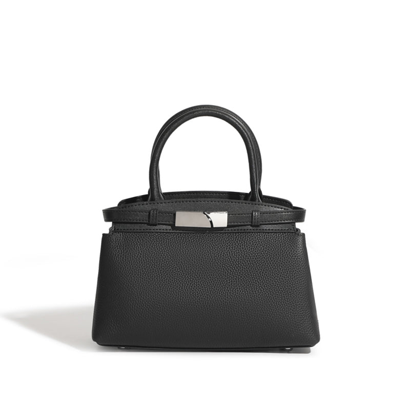Genuine leather fashion crossbody bag women's single shoulder handbag small square bag simple and fashionable versatile women's bag
