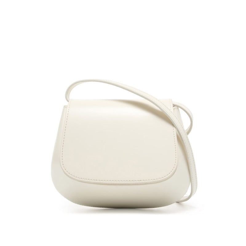 Genuine leather high-end shoulder messenger bag saddle bag