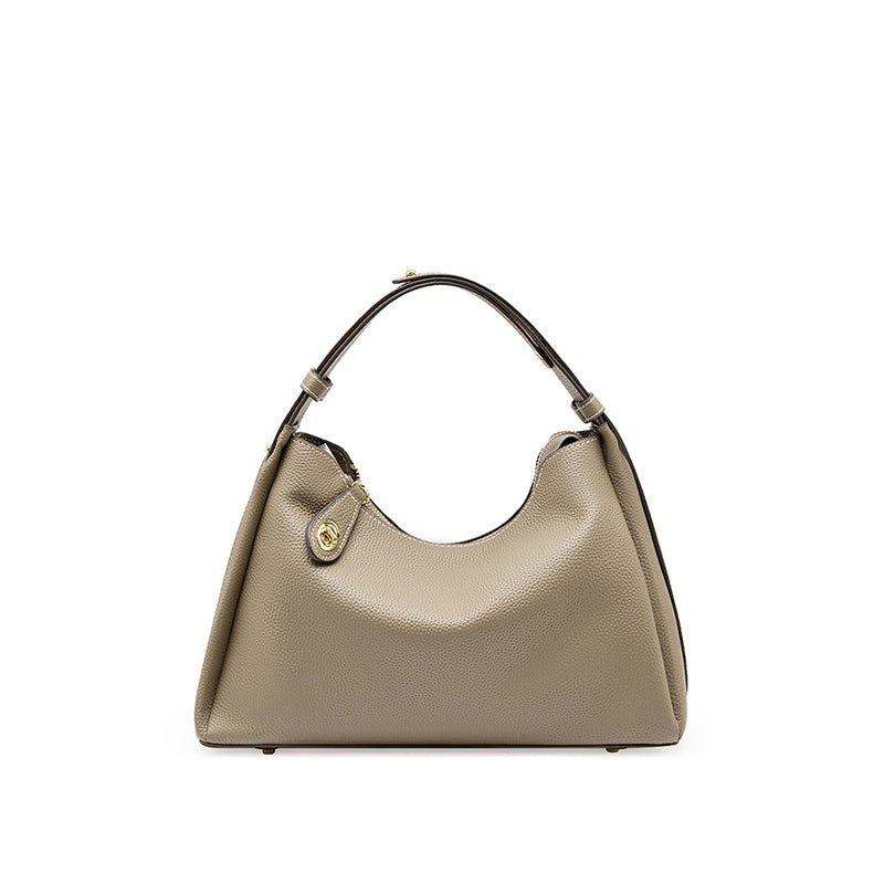 High-grade genuine leather shoulder crossbody fashionable underarm bag for women