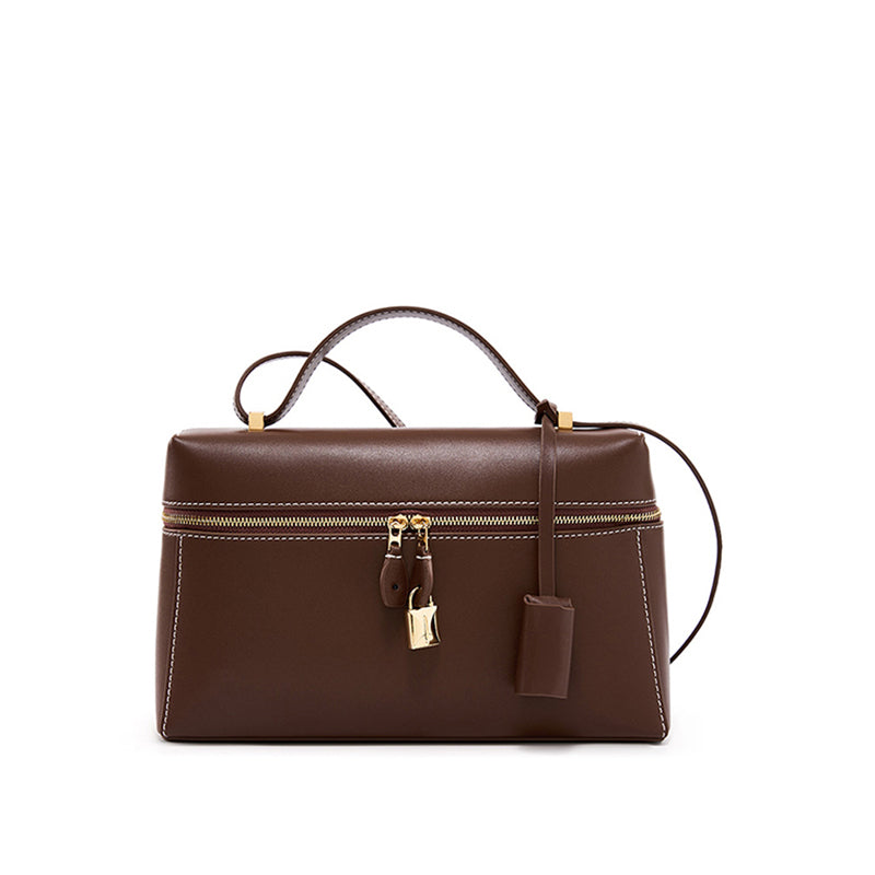Cowhide handbag commuter fashion genuine leather shoulder crossbody bag elegant temperament women's bag