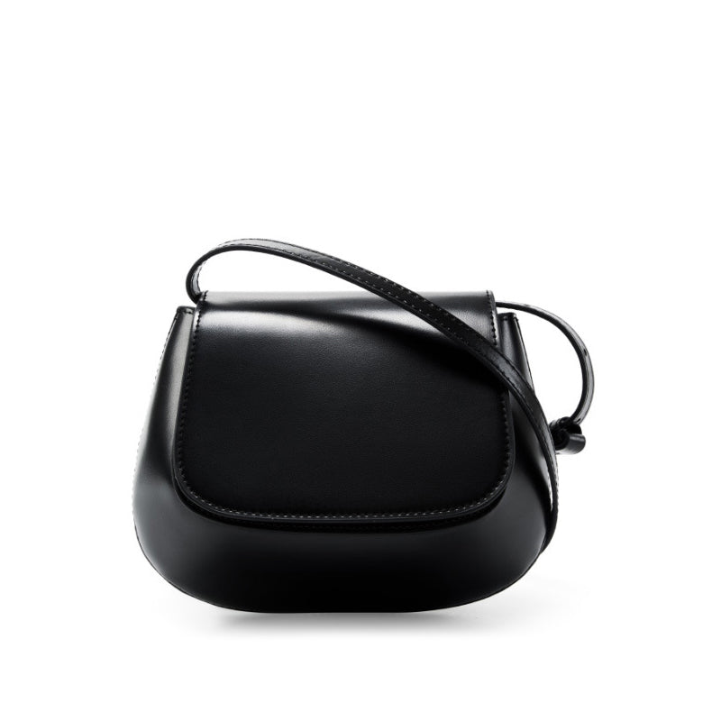 Genuine leather high-end shoulder messenger bag saddle bag