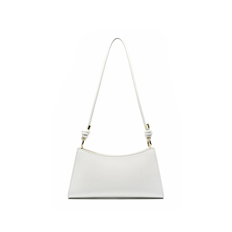 Genuine leather French underarm bag, single shoulder bag, light luxury high-end women's bag