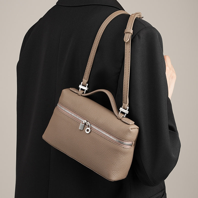 Genuine leather handbag shoulder crossbody small bag