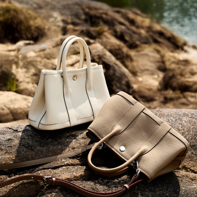 First layer TC cowhide bucket bag handbag