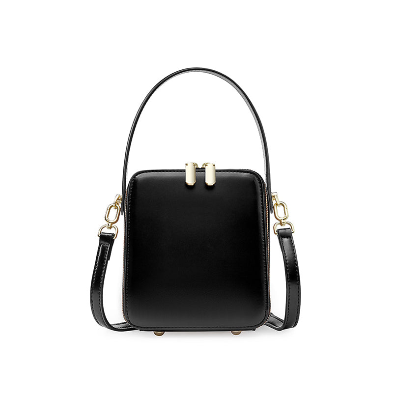 Genuine leather women's fashion box bag light luxury crossbody bag handbag shoulder bag