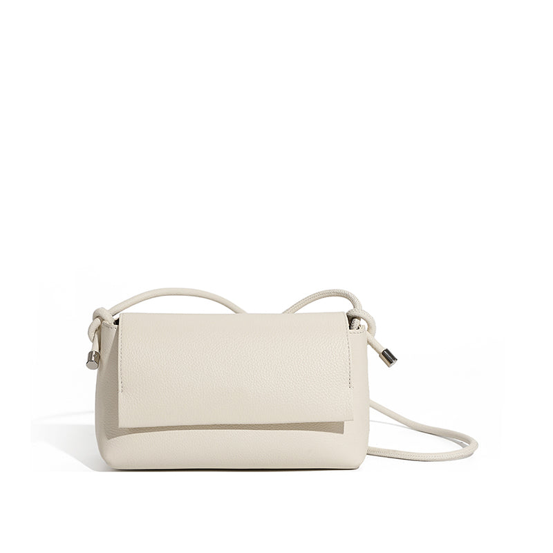First layer soft cowhide versatile crossbody bag genuine leather women's bag niche shoulder underarm bag small bag