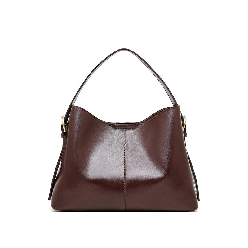 First layer vegetable tanned leather tote bag genuine leather shoulder bag for women large capacity versatile messenger bag