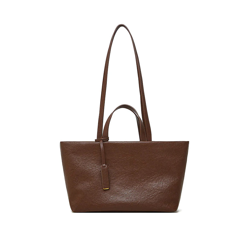 Small large-capacity shoulder tote bag