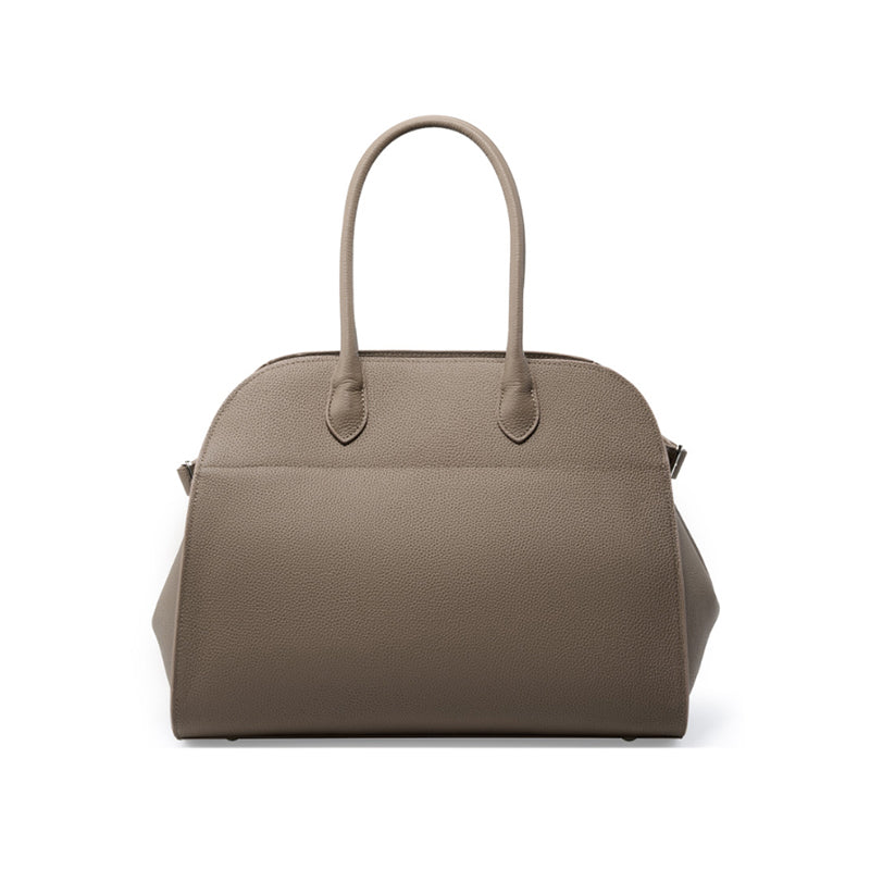 TOGO first layer cowhide tote bag genuine leather large capacity light luxury niche handbag