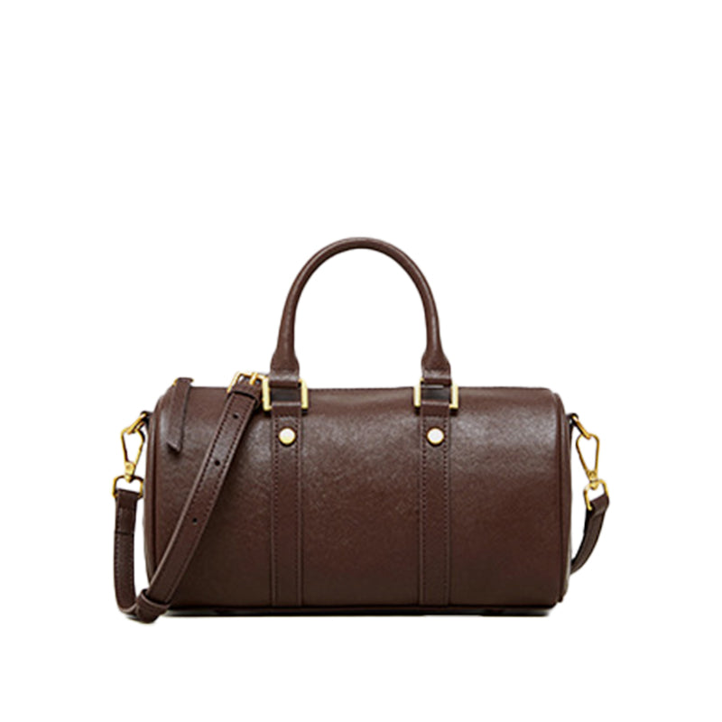 Maillard Vintage Handbag Boston Bag Vegetable Tanned Shoulder Bag