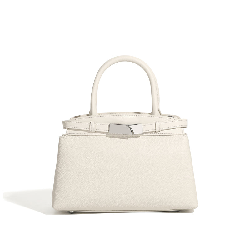 Genuine leather fashion crossbody bag women's single shoulder handbag small square bag simple and fashionable versatile women's bag