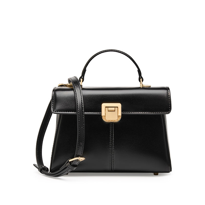 Genuine leather horseshoe buckle Kelly bag high-quality texture handbag shoulder crossbody bag