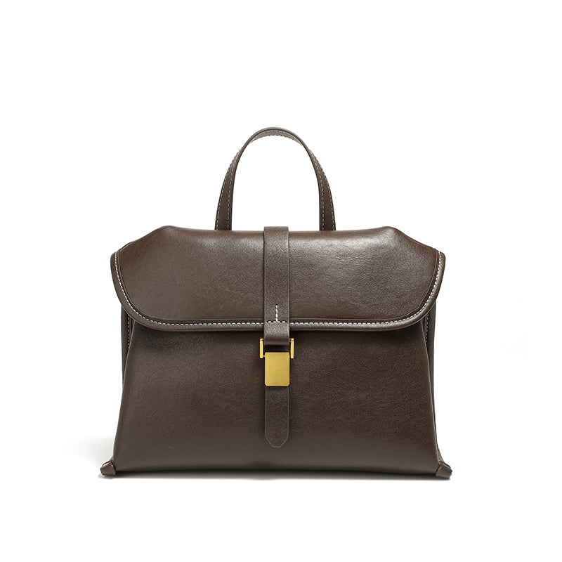Genuine leather casual handbag handbag versatile women's bag retro messenger bag shoulder crossbody commuter bag