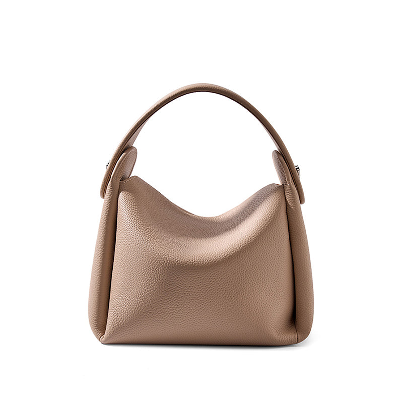 Top layer cowhide versatile handbag niche high-end shoulder messenger bag