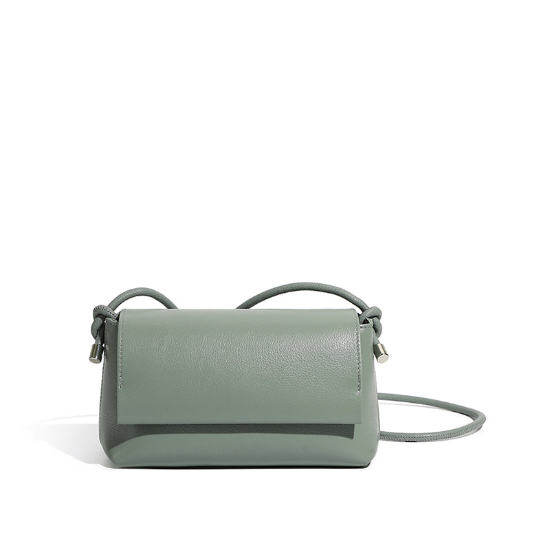 First layer soft cowhide versatile crossbody bag genuine leather women's bag niche shoulder underarm bag small bag