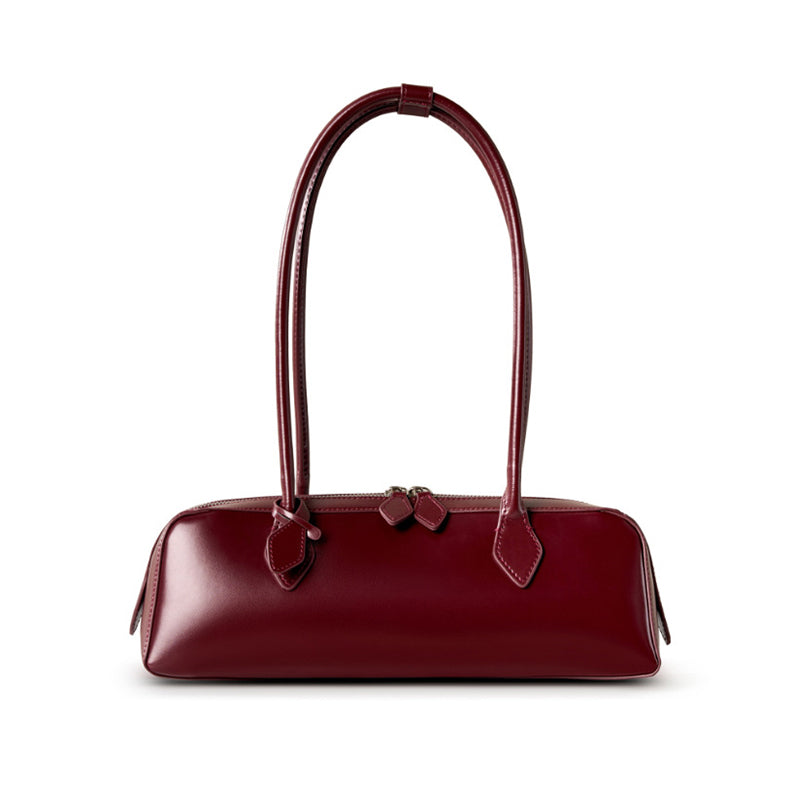 Korean style niche design single shoulder baguette bag