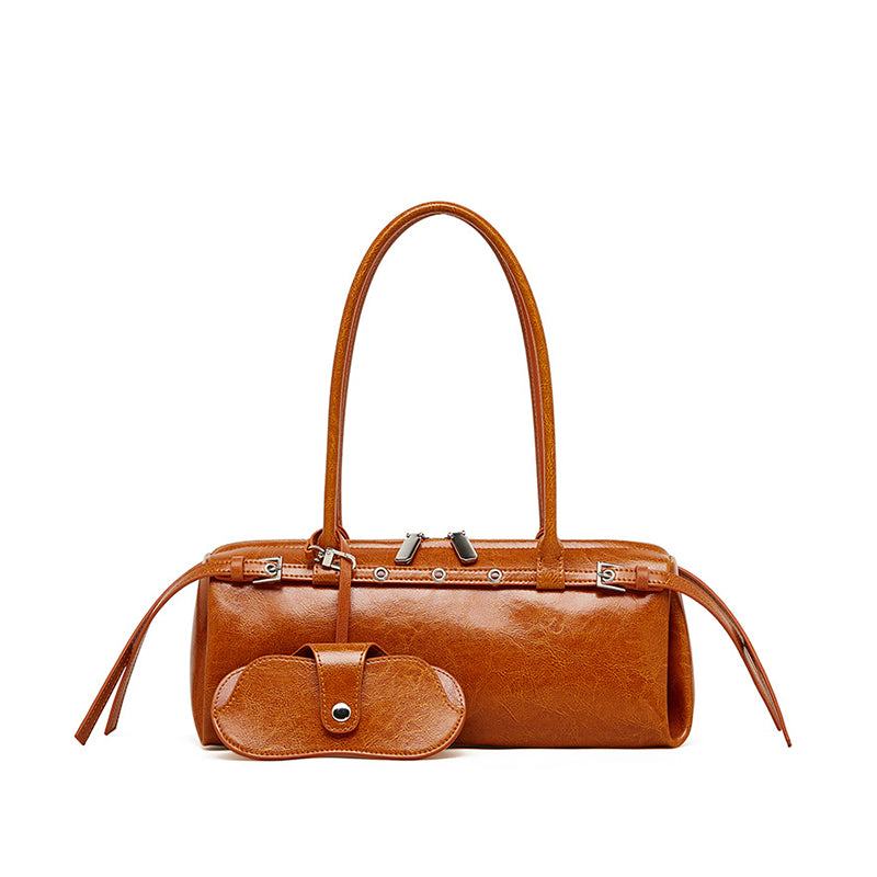 Retro motorcycle style cool baguette bag