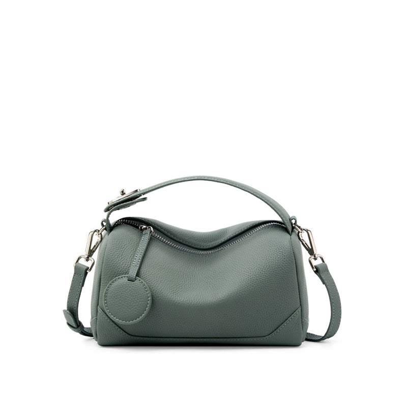 Fashion genuine leather Boston bag handbag shoulder bag